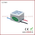 Aprobación CE 1X2w Constante actual LED Driver / fuente de alimentación LC9501